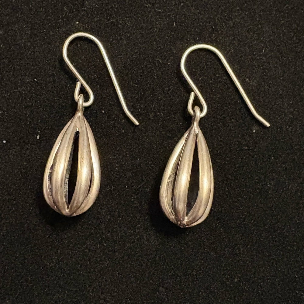 Vintage  Sterling Silver Dangle Earrings